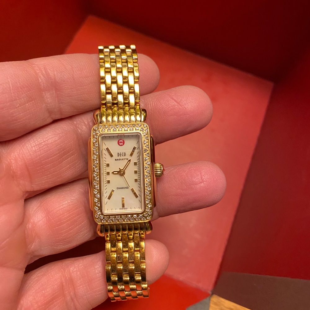 Deco Diamond Gold watch